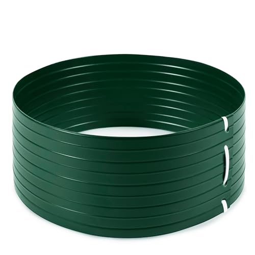 Anneau d'irrigation en PVC - Système d'irrigation pour plantes et arbres - Hauteur : 9 cm - Diamètre : 50 cm - 15 l