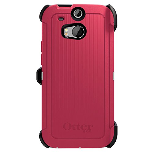 OTTERBOX Defender Series for HTC One M8 - Retail Packaging - Neon Rose