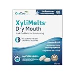 Xylimelts : Bocca Secca 40 Pastiglie Aderenti Gusto Leggermente Dolce| Allevia la Secchezza Orale Giorno e Notte| Azione Fino a 8 ore | Senza Zucchero, Xilitolo| Discreto e Naturale| Testato