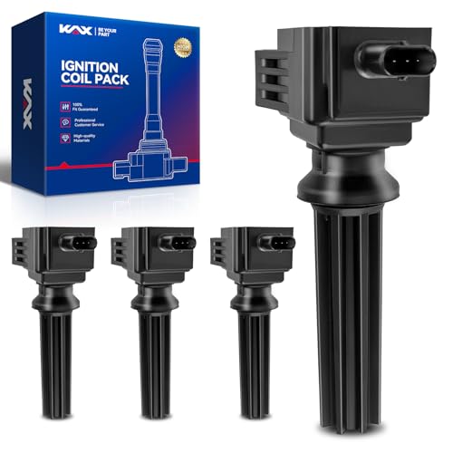 Image of KAX 4 Ignition Coils for Ford Focus Fusion Escape Edge Mustang