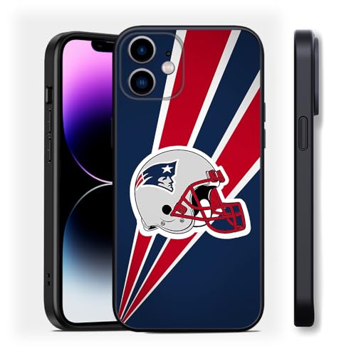 Coque iPhone 11 silicone Nouvelle-Angleterre bleu - Protection 6,1 pouces football US