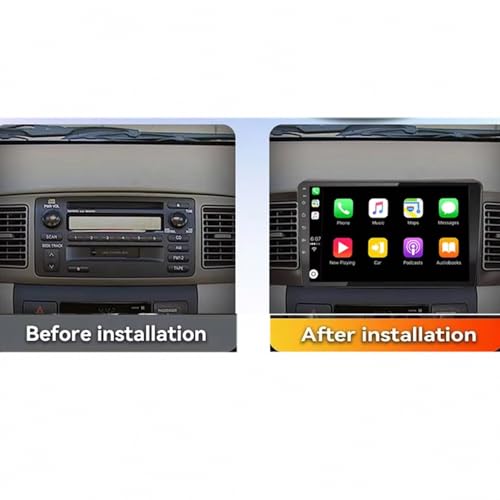 Radio coche 2 DIN para Toyota Corolla e120: Viaja conectado con Android Auto y Bluetooth 2