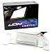 iJDMTOY OEM-Fit 3W Full LED License Plate Light Kit Compatible With 2005-2014 Dodge Charger Challenger Dart Avenger Magnum, Powered by 18-SMD Xenon White LED