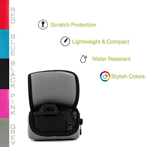 Mega Gear Mg1574 Ultra Light Neoprene Camera Case Compatible With Canon Powershot Sx70 Hs - Gray, Pu Leather #TOP3