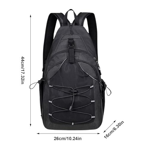 Chaleco para correr negro y ajustable, la solución de transporte para jóvenes y adultos 5