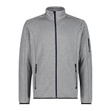CMP - Chaqueta de Knit-Tech para Hombre, Glacier-Cemento, 52