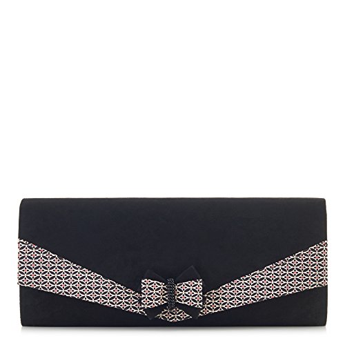Sac bandoulière Ruby Shoo noir de luxe pochette pour chaussures Georgia
