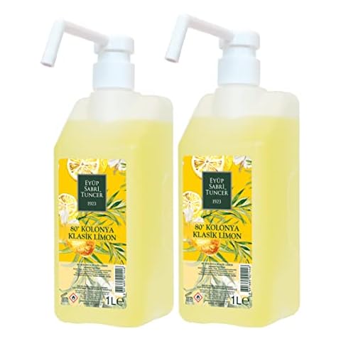 EYÜP SABRİ TUNCER Eau de Cologne Classic Lemon 1 Liter Flasche zum Pumpen Cover