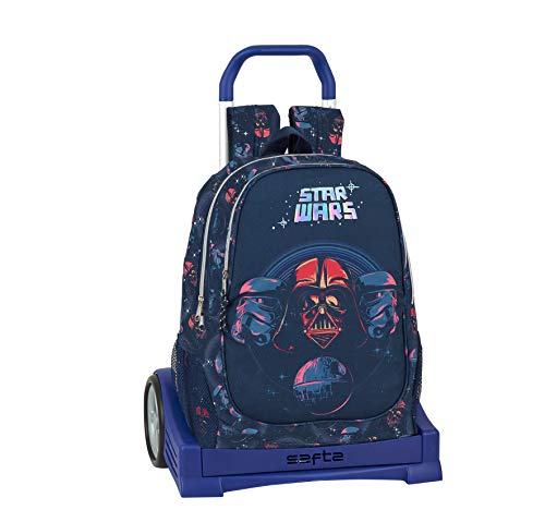 Safta Mochila Escolar Espalda Ergonómica con Carro Evolution de Star Wars  612001860