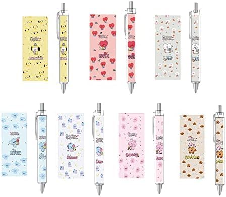 LUAMY BTS防弾少年団 ボールペン ジェルペン ジェルインクペン ゲルペン 文房具 オフィス用品 デザイン文具 個性的 おもしろ 雑貨 高校生 学校用品 署名 スクール用品 韓流グッズ 応援グッズ お祝い プレゼント 7PC