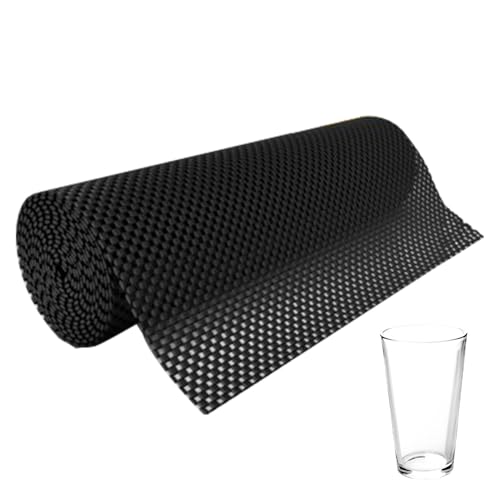 Forreos del estante - Liner de cajón de cocina para gabinetes y estantes | Mats de cajones Cuttable lavable | Estera antideslizante FFor Boat RV Annd Table Surfaces | Rollo de enlace protector de 30 x