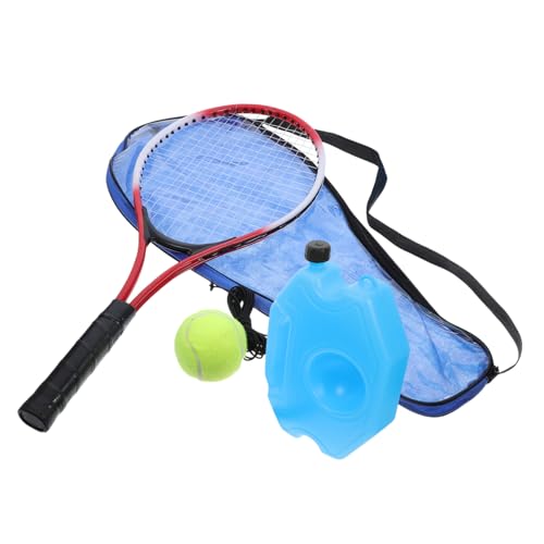 Parliky 1Set Portable Tennis Trainer for Self Practice Rebounder with Base Tennis Equipment for Beginners Enhances Skills Anytime Anywhere