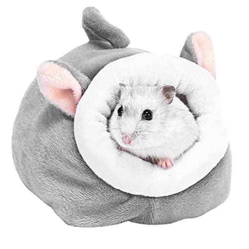 Casa de cama de hamster | Cama de ouriço de inverno para gaiola | Artigos para animais de estimação