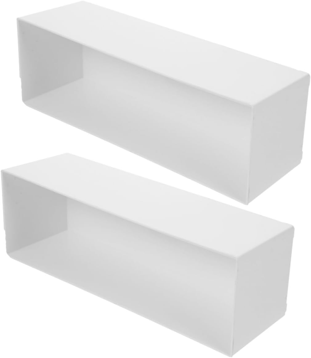 2pcs Tea Bag Storage Box Large Capacity PP Desktop Organizer