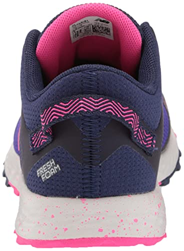 New Balance Kid's Fresh Foam Arishi V1 Lace-Up Trail Running Shoe, Deep Violet/Pink Glo/Night Tide, 3 M Us Little Kid (4-8 Years) #TOP2