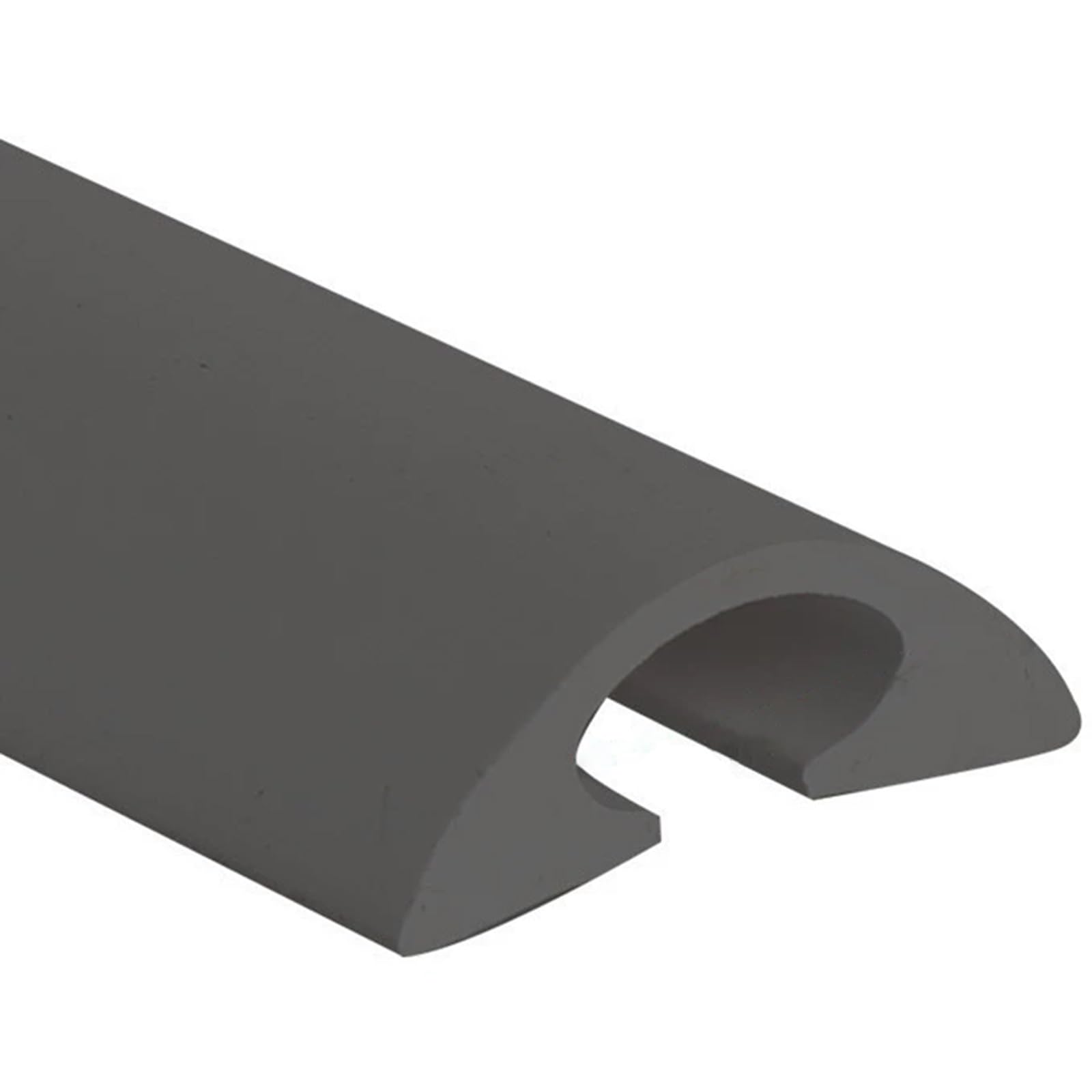 Cubrecables De Suelo Flexible De PVC Blando, Protector De Cables De Pared Autoadhesivo para Oficinas, Oculta Y Organiza Los Cables, Resistente Al Pisado(Negro,10M)