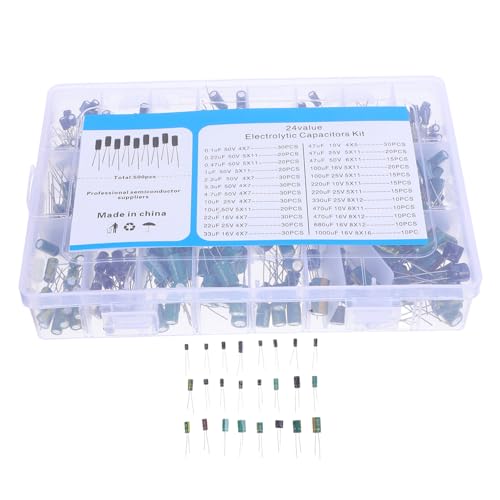 Condensateurs électrolytiques aluminium Mobestech kit 500 pièces réparation radio