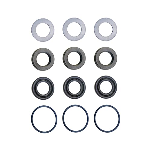 YITTDMGS 7105742 12 Pcs Low and High Pressure Cleaning Pump Seal Kit Fit for Simpson Cleaning 530001 530002 530008 530009 530016 530028 530030 90036 90037 Pressure Washer Pumps