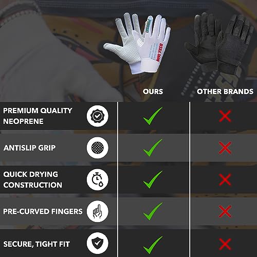image for Generic PIGOSKI GMS White Sailing Gloves - Fishing Gloves for Men & Wo
