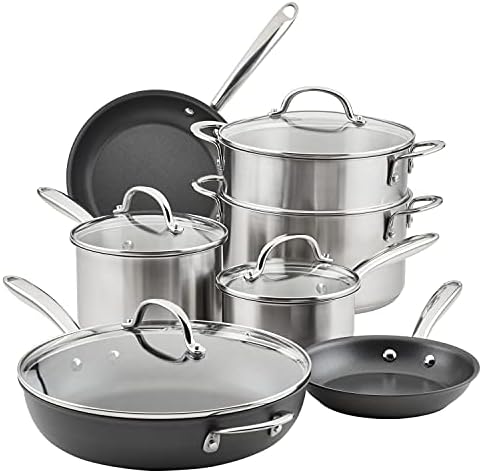 Rachael Ray 70033 Professional Cookware Pots and Pans Set - Thumbnail 4