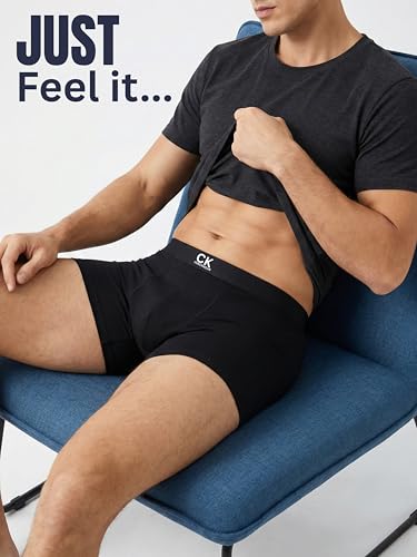 Image of CK INNERWEAR Men's Modal Cotton Stretch Trunks | Ultra-Soft Breathable Underwear with 4-Way Stretch, Anti-Odour & No Ride-Up Fit | Premium Waistband | Underwear for Men | Pack of 1 /2 /4 | S-XXL