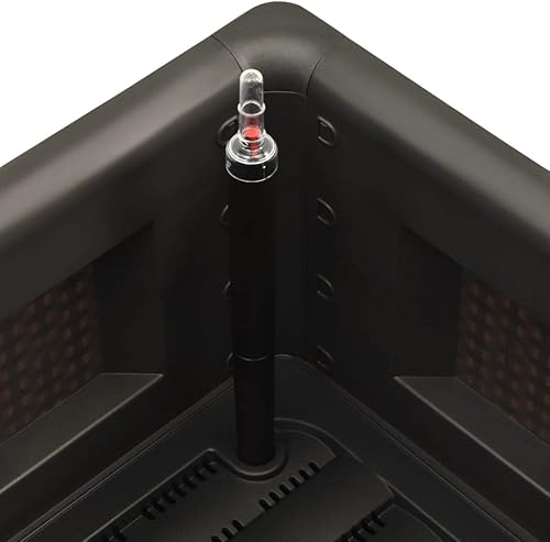 Miniatura 5 de Cama elevada de jardín con sistema de riego automático, color antracita, 39.4 x 16.9 x 13 pulgadas, cama de jardín elevada, macetas al aire libre