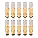 Tractor Air Liquid Valve Stem, 10PCS Brass Tractor Air Liquid Valves Tire Brass Valve Stem TR218A CH3 Core Housings Replacement