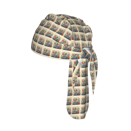 Gorra de ciclismo elástica con estampado de química, de secado rápido, absorbe la humedad, transpirable, elástica para deportes