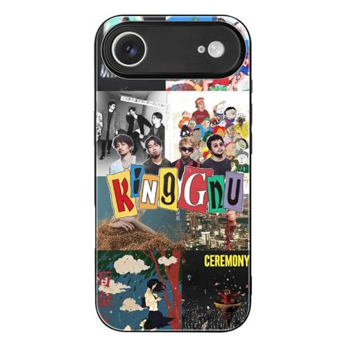 iPhone17AirpP[X King Gnu LOk[ wʋKX IPhone17/17Air/17Pro/17Promaxp gуP[X CX[dΉ ϏՌ ϖh~ ^ y