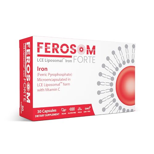 Ferosom Forte LCE Liposomal Iron Capsules 30mg, 30 Count
