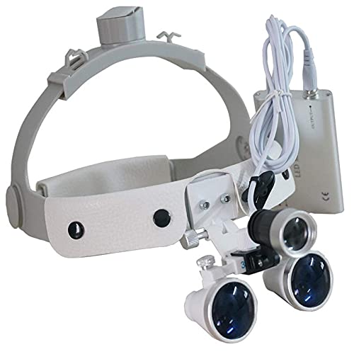 Loupes dentaires grossissement 3.5X à lampe LED intégrée pour chirurgie médicale