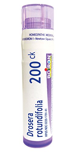 Boiron Drosera Rotundifolia, Homeopathic Medicine for Coughing, White, 200ck, 80 Count