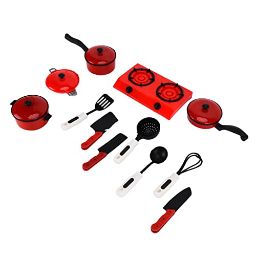 Küchengeräte-Spielset, leicht zu reinigendes Kochspielzeug-Set Sicheres Spielküchen-Spielzeug-Set für Kleinkinder und