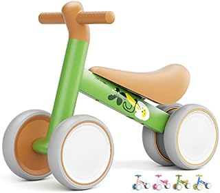XJD Baby Balance Bike Baby Walker Baby Ride On Bike for Boys Girls 1-2 Years Old Baby's First Bike Birthday Gift (New Green)