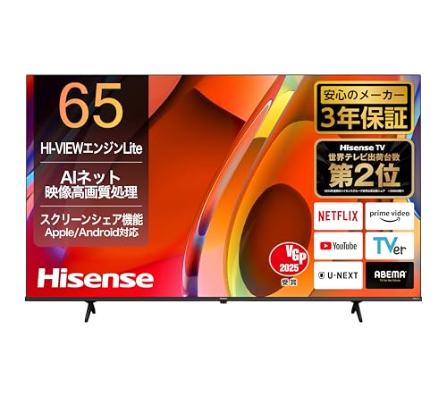 買ってはいけない?ハイセンス65E60Nレビュー