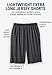 KingSize Men's Big & Tall Lightweight Longer Length Jersey Shorts - 7XL, Black