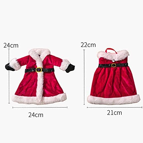 Christmas Decorations Sale Clearance, Wine Bottle Bag Realistic Looking Dust-proof Fabric Decorative Champagne Wine Bottle Bag Merry Christmas Decorative Xmas Decor Ornaments Party Decor Gifts (A)