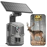 Misstech 4K UHD Solar Trail Camera, Outdoor Wildlife Cameras for Yard Monitoring, 0.1s Fast...