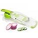 Maestoware Handheld Adjustable Mandoline V-Blade V-Slicer - Kitchen Gadgets and Cutlery Accessories for Vegetable Slicer, Fruit Slicer and Onion Cutter