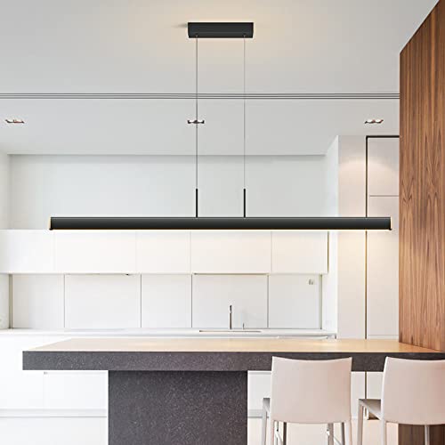 Suspension LED cuisine réglable pour stopper l'éblouissement sur l'îlot