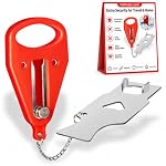 Hotel Door Lock, Portable for Travel Airbnb Apartment, No-Drill Security