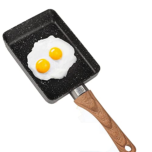 Frigideira, frigideira de aço inoxidável grosso, panela especial estilo japonês, leve, fácil de limp