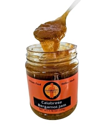 Giannetti Artisans Calabrese Bergamot Jam - Imported from Calabria, Italy - 7 oz Jar Single