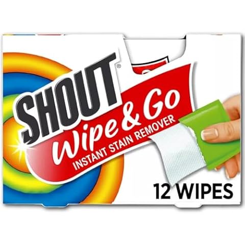 Shout Wipes Portable Stain Treater Towelettes - 12 Pack Cover