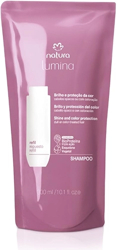 Natura, NATURA LUMINA SHAMPOO BRILHO E PROTEÇÃO DA COR REFIL 300ml
