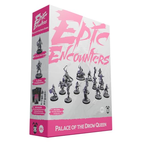 Steamforged Games Epic Encounters: Palace of the Drow Queen y Lair of the Drider Bundle miniatura 2