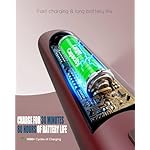 Stylus Pen for Microsoft Surface Pro9/8/X/7/6/5/4/3 Surface Go 3/2/1 Surface 3/Laptop/Studio/Book 4/3/2/1 with 4096 Tilt Pressure Palm Rejection Magnetic Attachment Rechargeable, Red - Image 5