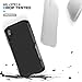 Element Case Shadow for iPhone Xs/X - Premium Sleek Design Case with Impact-Resistant Frame, Durable Build Quality, Seamless Fit, Lightweight, Shockproof and Enhanced Device Compatibility - Black