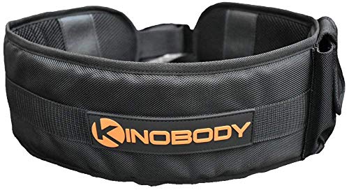 Kinobody: Kino Belt - One Size Adjustable - Dip & Pull Up Belt - Made from Military Grade Banded Nylon - Front Locking Waist Clip - Comfortable Function & Durability Kinobody: Kino Belt - One Size Adjustable - Dip & Pull Up Belt - Made from Military Grade Banded Nylon - Front Locking Waist Clip - Comfortable Function & Durability