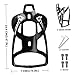 Xoeryoy 2Pcs Bike Water Bottle Holder Stable Bike Water Bottle Cage Lightweight Plastic Drink Holder with Screws ＆ Wrench Easy to Install Brackets for Road, Mountain